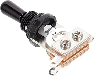 VICASKY 2 Pçs Interruptor De Guitarra Elétrica Seletor De Captação De Guitarra 3 Vias Interruptor De Alavanca De Guitarra De Metal Interruptor De Alternância Para Guitarra Elétrica