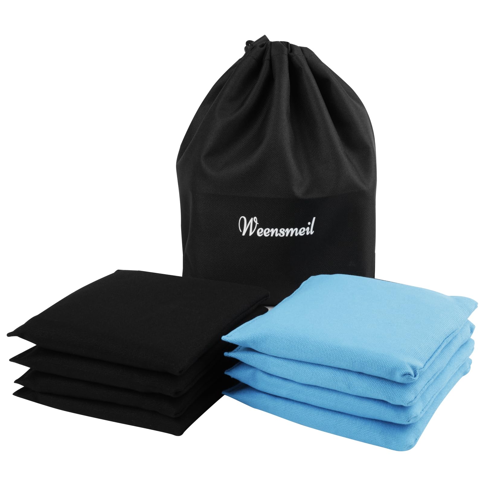 Cornhole Bean Bags, Cornhole Bags (Set of 8), Weather Resistant Duck Cloth Corn Hole Bags for Outdoor Tossing Game, Includes Free Carry Bag -