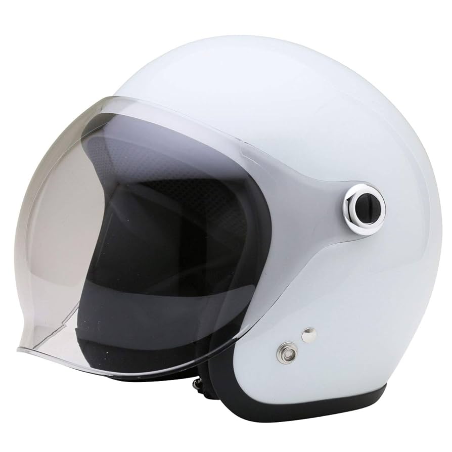 ホワイト ジェットヘルメット シールド付き Amazon.co.jp: ネオライダース (NEORIDERS) RZ-3 シールド付