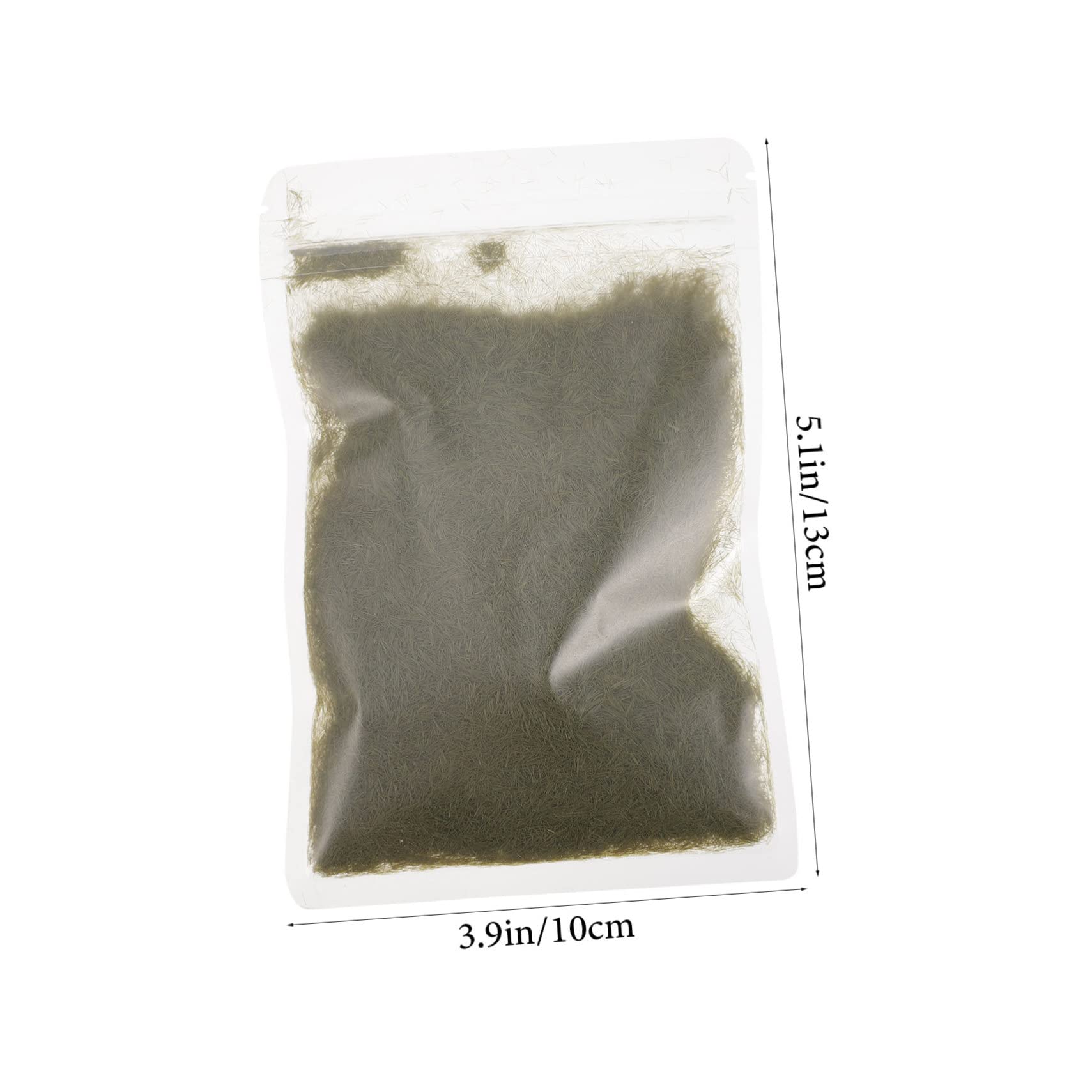 BELLIFFY Easy Maintain Artificial Plant Ornament Green Grass Powder Sphagnum Moss for Decorative Garden