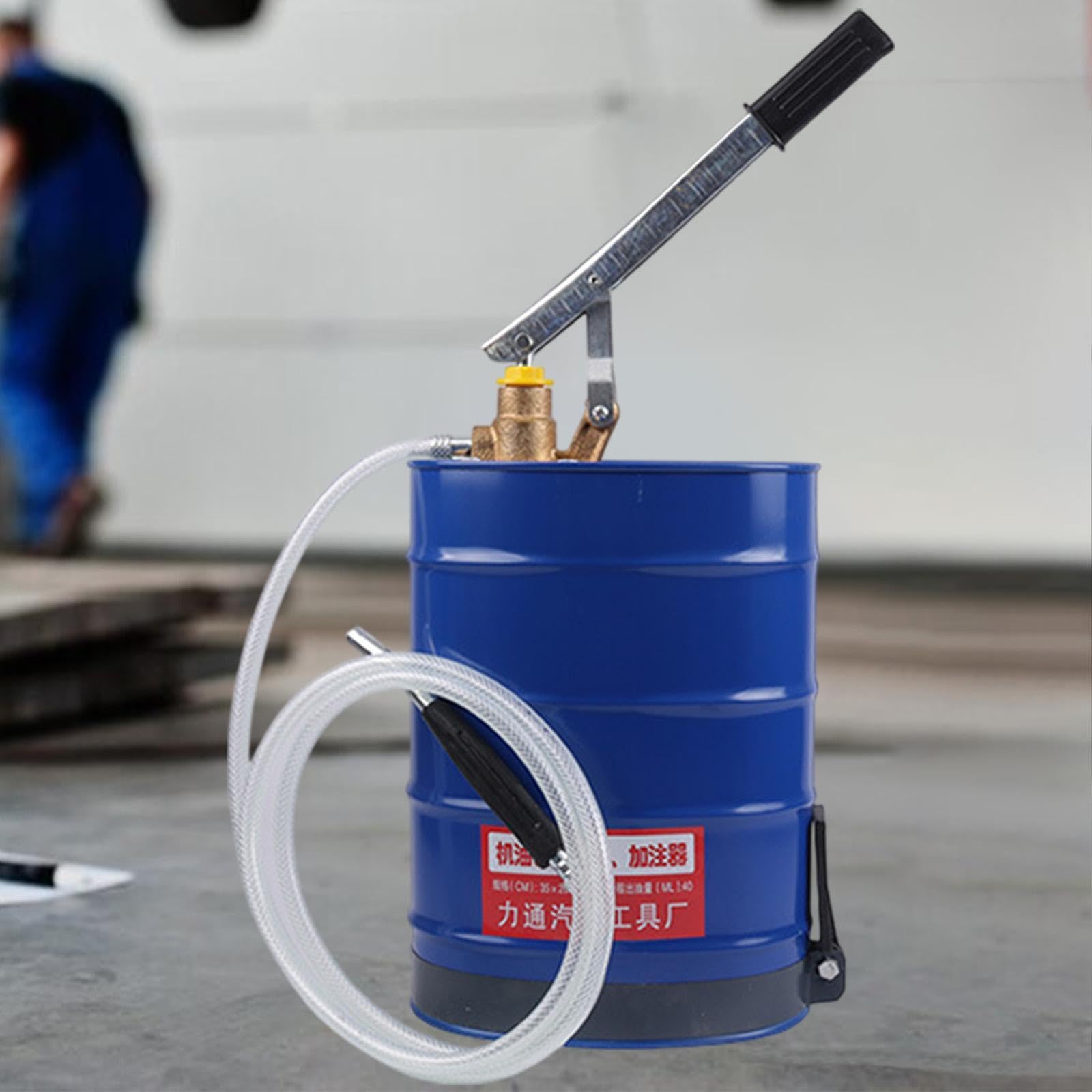 Pompa Oiler Mano a pressione manuale Manuale del motore Filer dell'olio di riempimento per manutenzione automatica dell'olio riempitivo manuale della, Blu