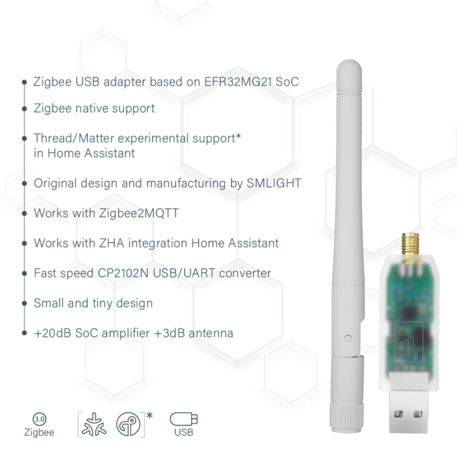 Amazon.com: SMLIGHT SLZB-07 Zigbee 3.0 USB Coordinator - Pre