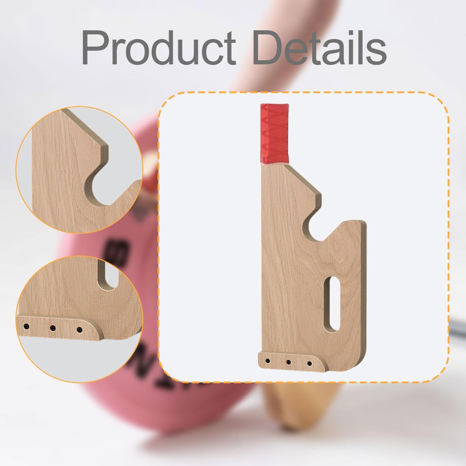 Supporto in Legno per Bilanciere da Stacco da Terra, Accessorio per Sollevamento Pesi, Attrezzatura Fitness Compatta per Supporto Bilanciere