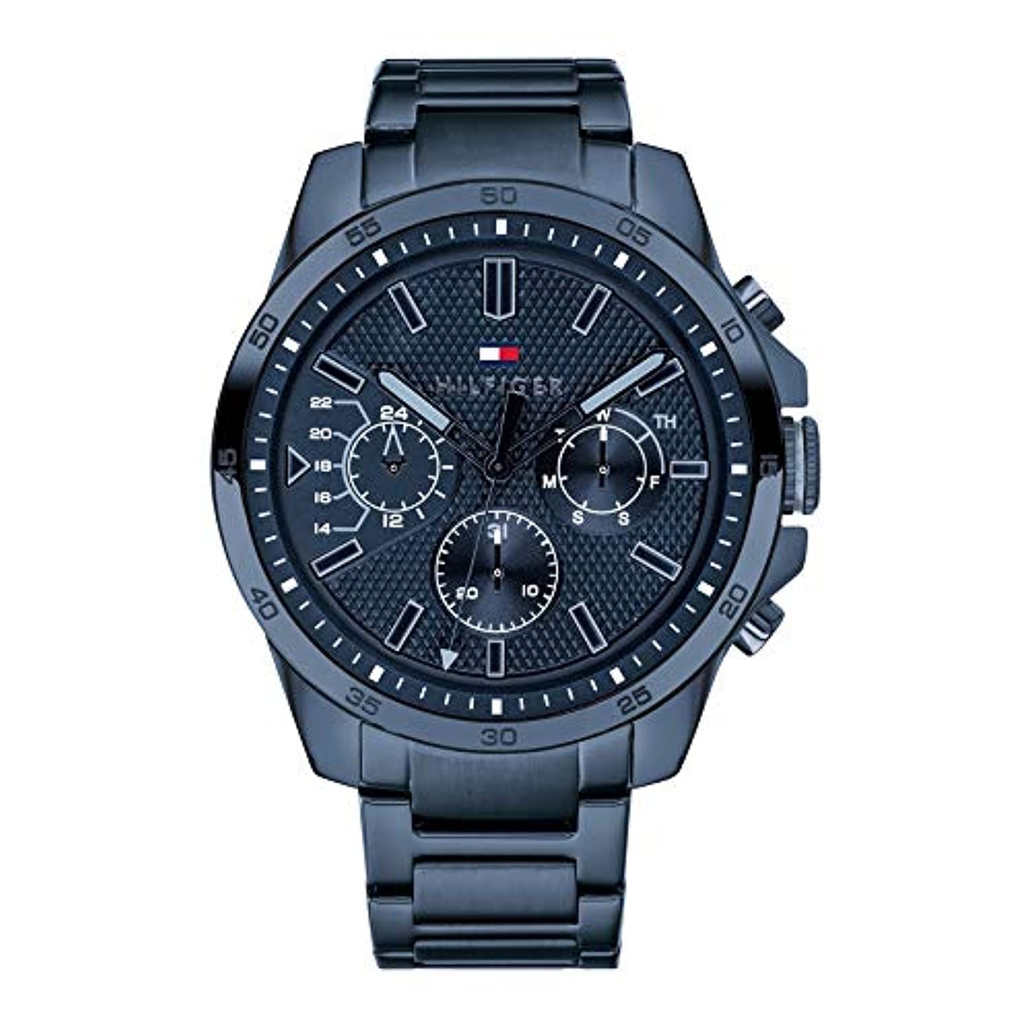 Tommy Hilfiger Quartz Analog Blue Dial Stainless Steel Strap Watch for Men-NETH1791560 (B07MQDR5N8) Amazon Price History, Amazon Price Tracker