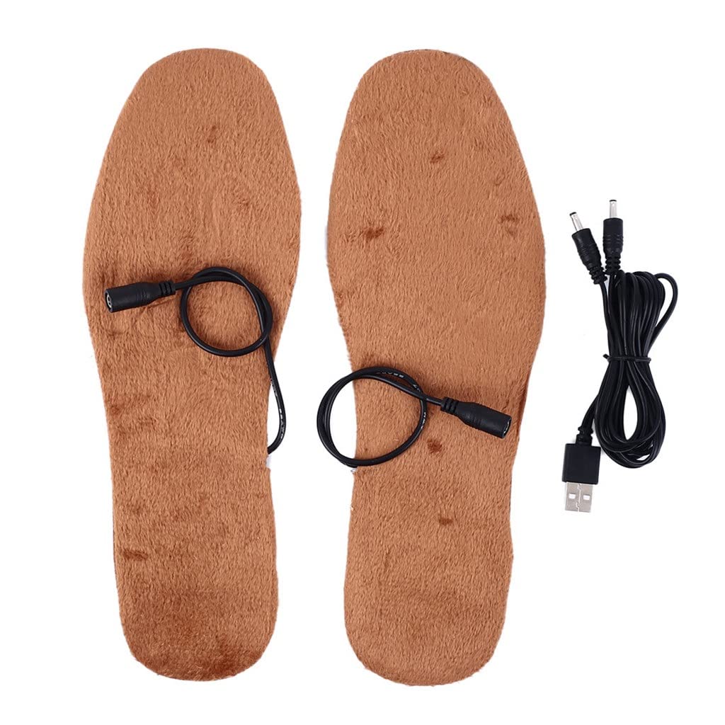 Plantillas de calefacción eléctrica Invierno Mantenga los Zapatos de pie cálidos calentados for Zapatos Botas Calentador Caliente Foot Pads(Women Size 36-41)