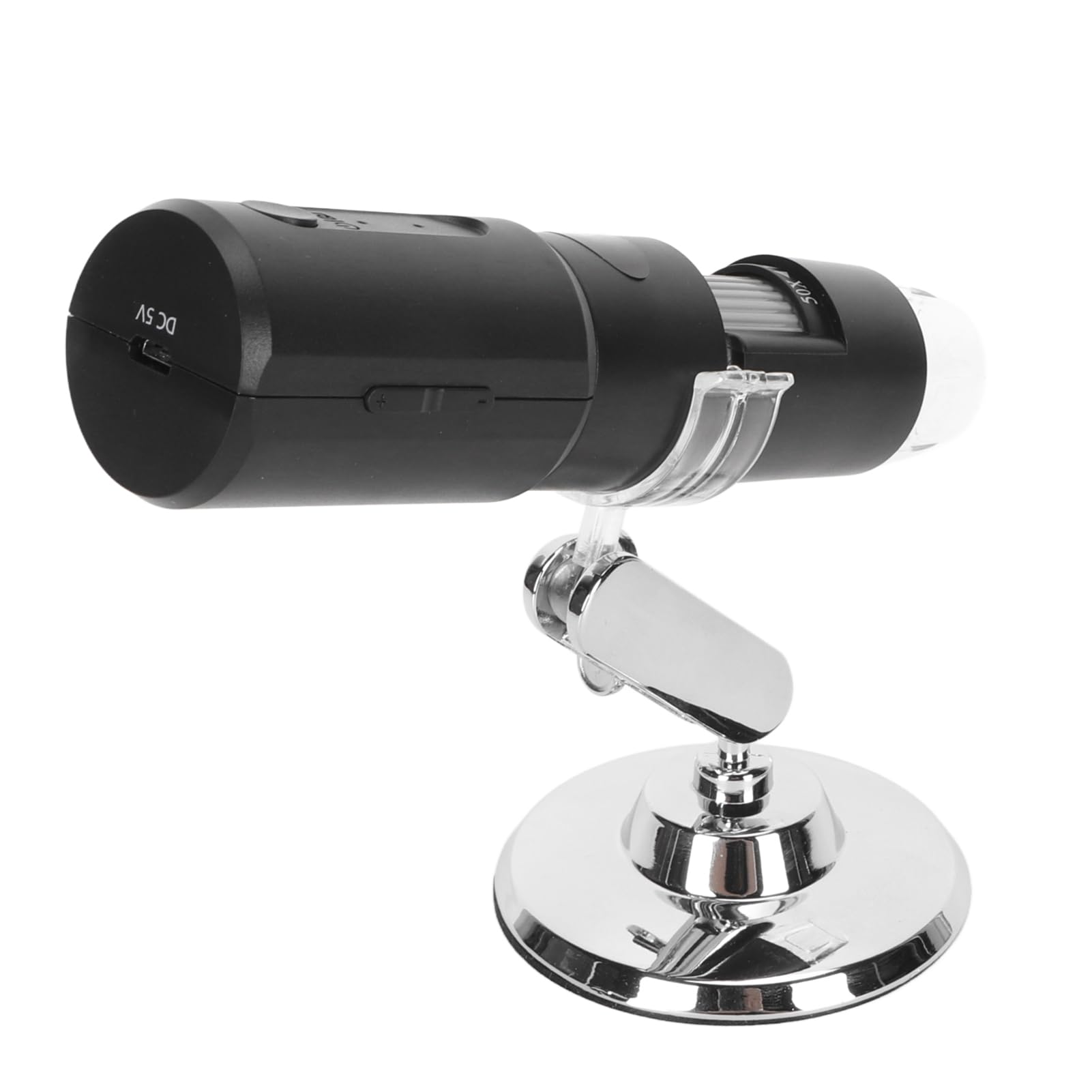 Alomejor Microscopio Portatile con Ingrandimento 1000X e Luce LED Regolabile per L'ispezione del Cuoio Capelluto e dei Circuiti Stampati, Design USB Compatto