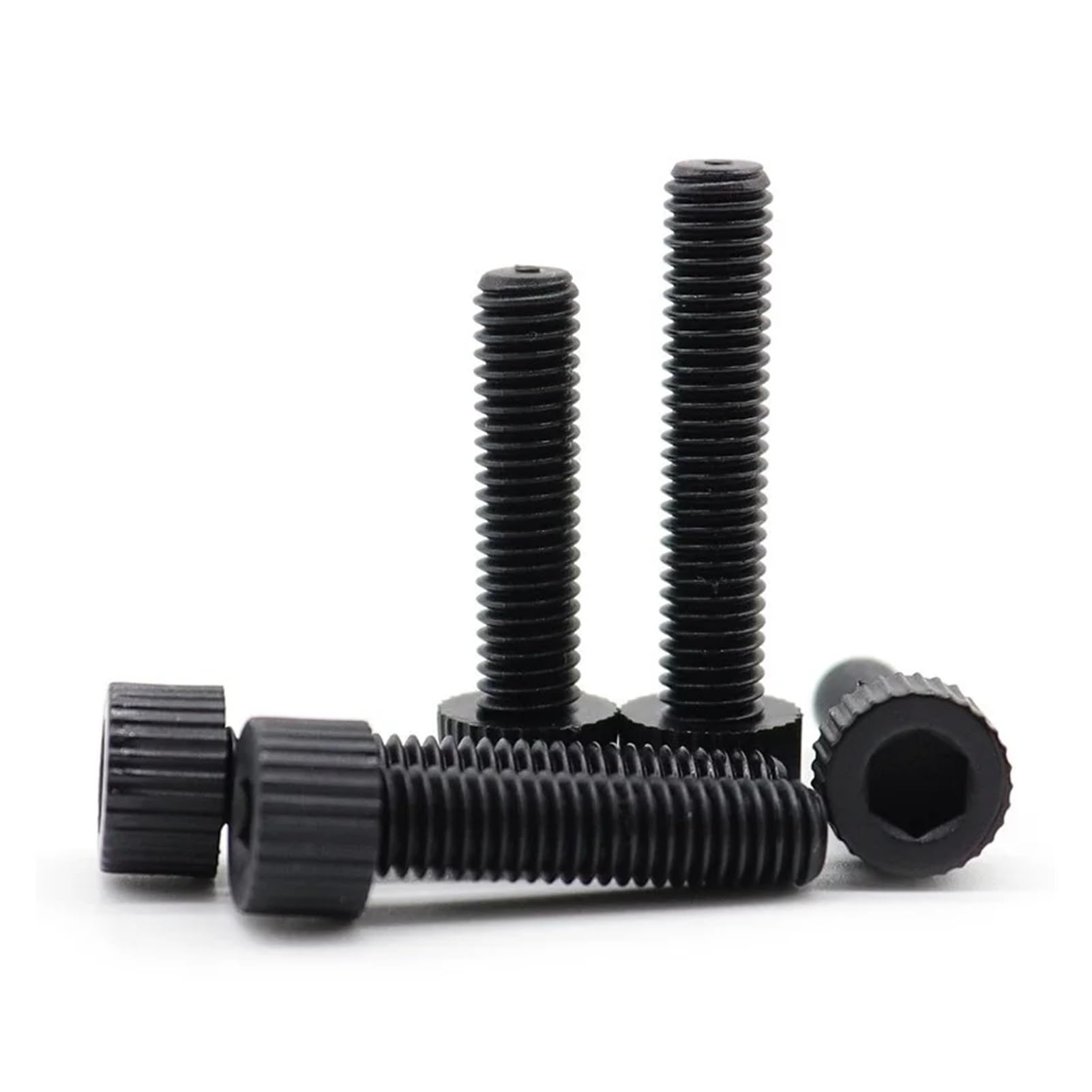 5~50 pezzi di isolamento in plastica esagonale a esagono incassato vite a testa cilindrica M3 M4 M5 M6 M8 M10 nylon nero bulloni lunghezza 4~18 mm(10mm,M10-5pcs)