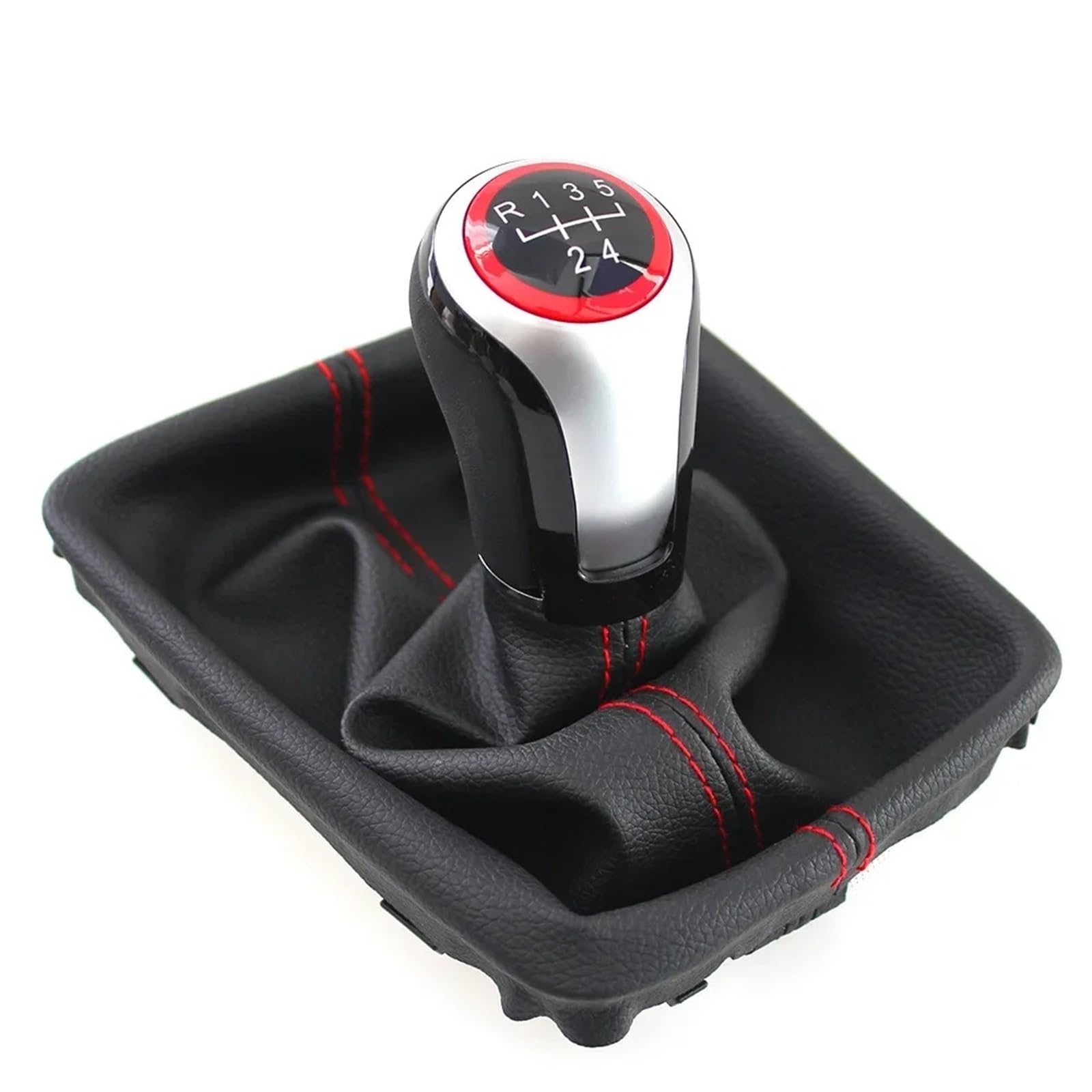 Dufwehr 5 Speed Shifter Knob For Seat For Leon Iii 3 Mk3 2012-2017 Gear Shift Knob 5/6 Speed Mt Lever Change With Gaiter Boot Cover