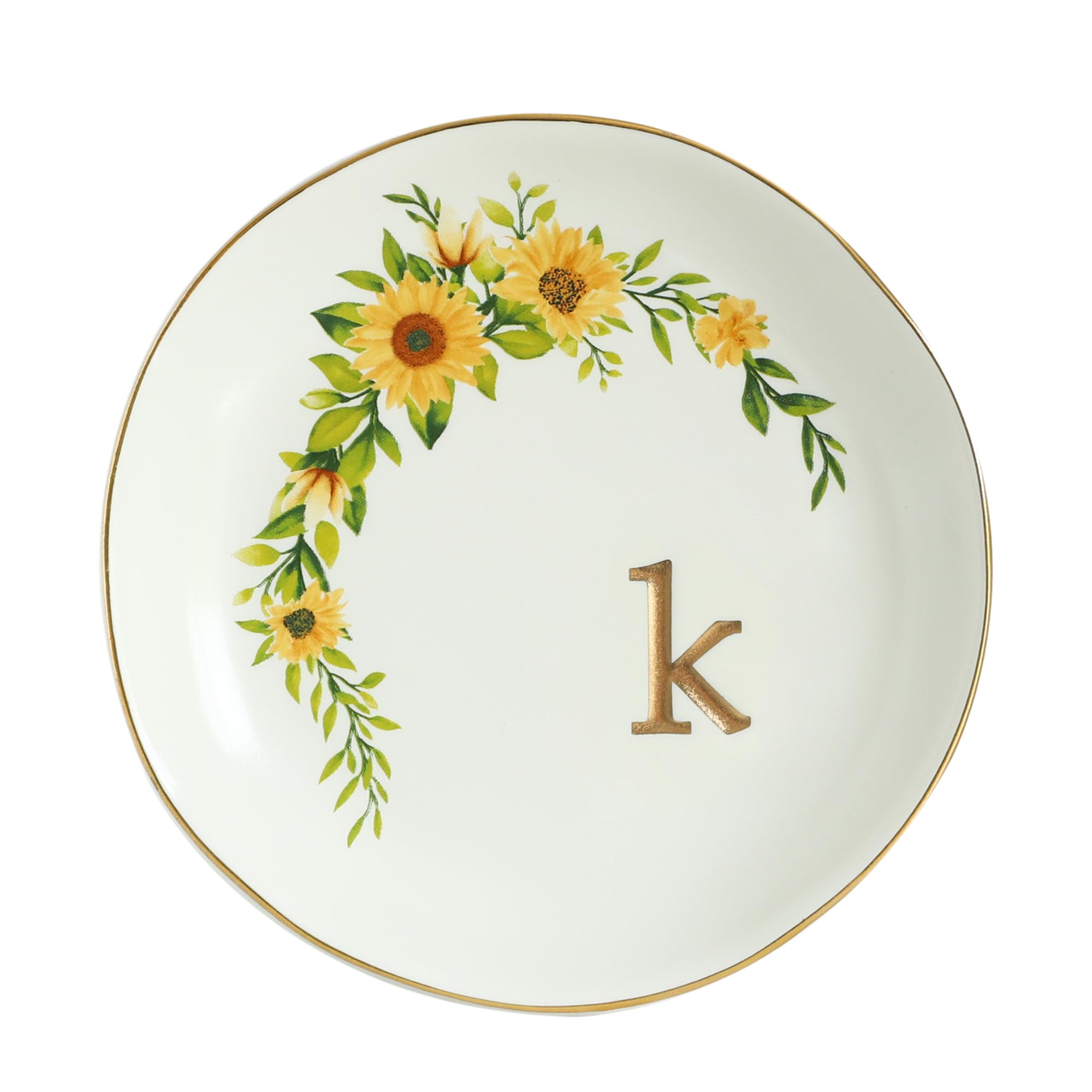 COLLECTIVE HOME - Ceramic Jewelry Tray Trinket Dish for Rings Earrings Necklaces Bracelet Watch Keys Birthday Mothers Day