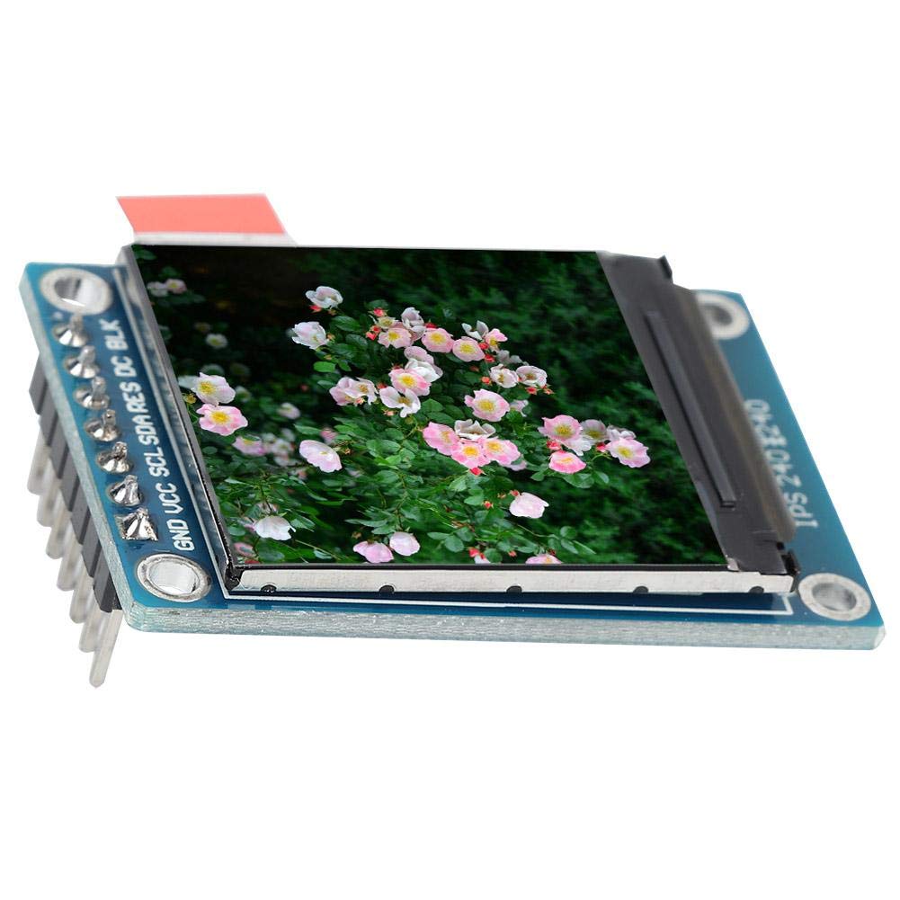 Moduł wyświetlacza LCD, 1,3-calowy moduł kolorowego wyświetlacza LCD IPS Kompaktowy układ Wygodny do osadzenia w różnych urządzeniach 240x240 3,3 V SPI ST7735 dla