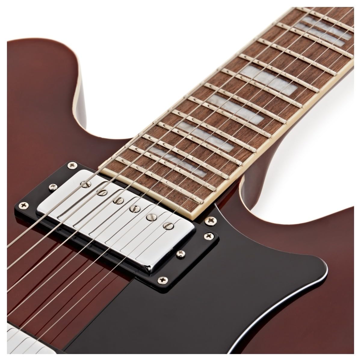 Hartwood Chitarra semi-acustica Revival Legend TR e custodia rigida, noce | Include Custodia Rigida, Vibrato Sfumato tramite Braccio Tremolo Integrato, Corpo Semi-Cavo in Tiglio, Noce