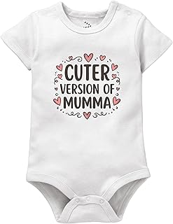 Zeezeezoo Cuter Version Of Mumma Dress Romper For Baby Boy Girl | Newborn Baby Clothes | 100% Cotton Bodysuit | Mother &amp; B...