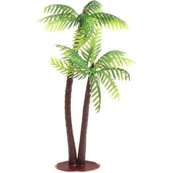 Mini Scenery Landscape Model Simulation Coconut Palms Tree Home Decor Ornaments