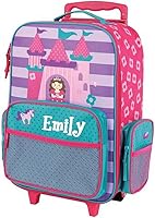 Vista 1 de Stephen Joseph Equipaje para niños, equipaje de mano personalizado, bolsa de viaje de princesa, bolsa con ruedas con nombre personalizado, Princesa