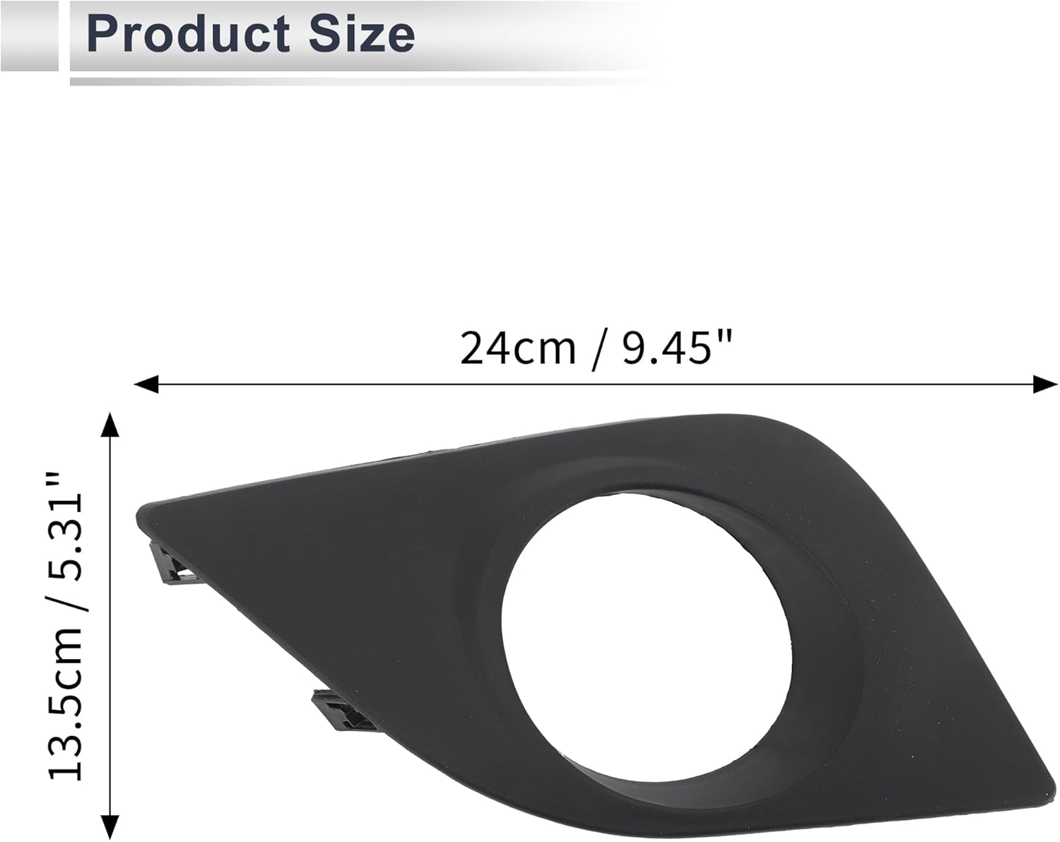 Front Right Fog Light Grill for Toyota Corolla 2014-2016 Front Lower Bumper Fog Light Cover Inserts No.8148102330 ABS 1 Pc - Image 4