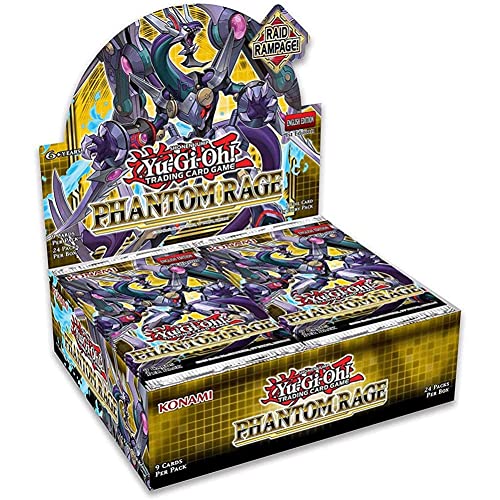 Yugioh Phantom Rage English TCG 1st Edition Booster Box - 24 Packs of 9 Cards Each product thumbnail 2