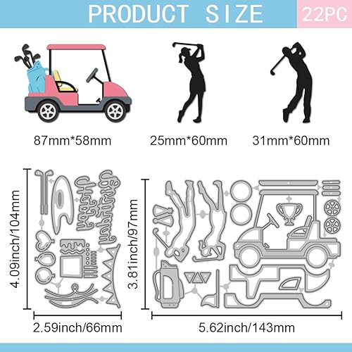 Miniatura 47 de GLOBLELAND Troqueles de corte de rugby para hacer tarjetas, troqueles de corte de fútbol para manualidades, álbumes de recortes, diario, papel