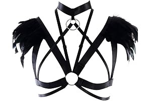 Feather Epaulette Shoulder Wings