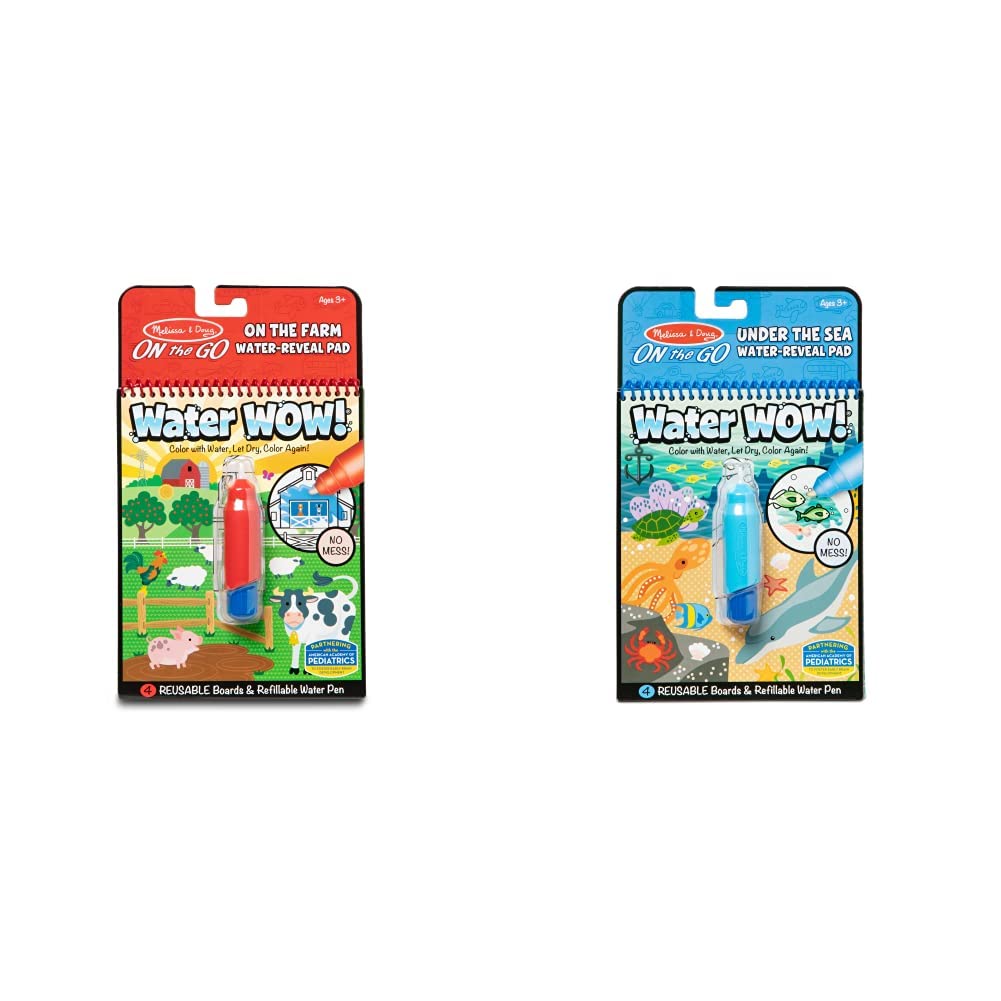 Melissa & Doug On the Go Water Wow! On the Farm (Reusable Water-Reveal Activity Pad, Chunky-Size Water Pen) (B01LYCJ3ND) Amazon Price History, Amazon Price Tracker