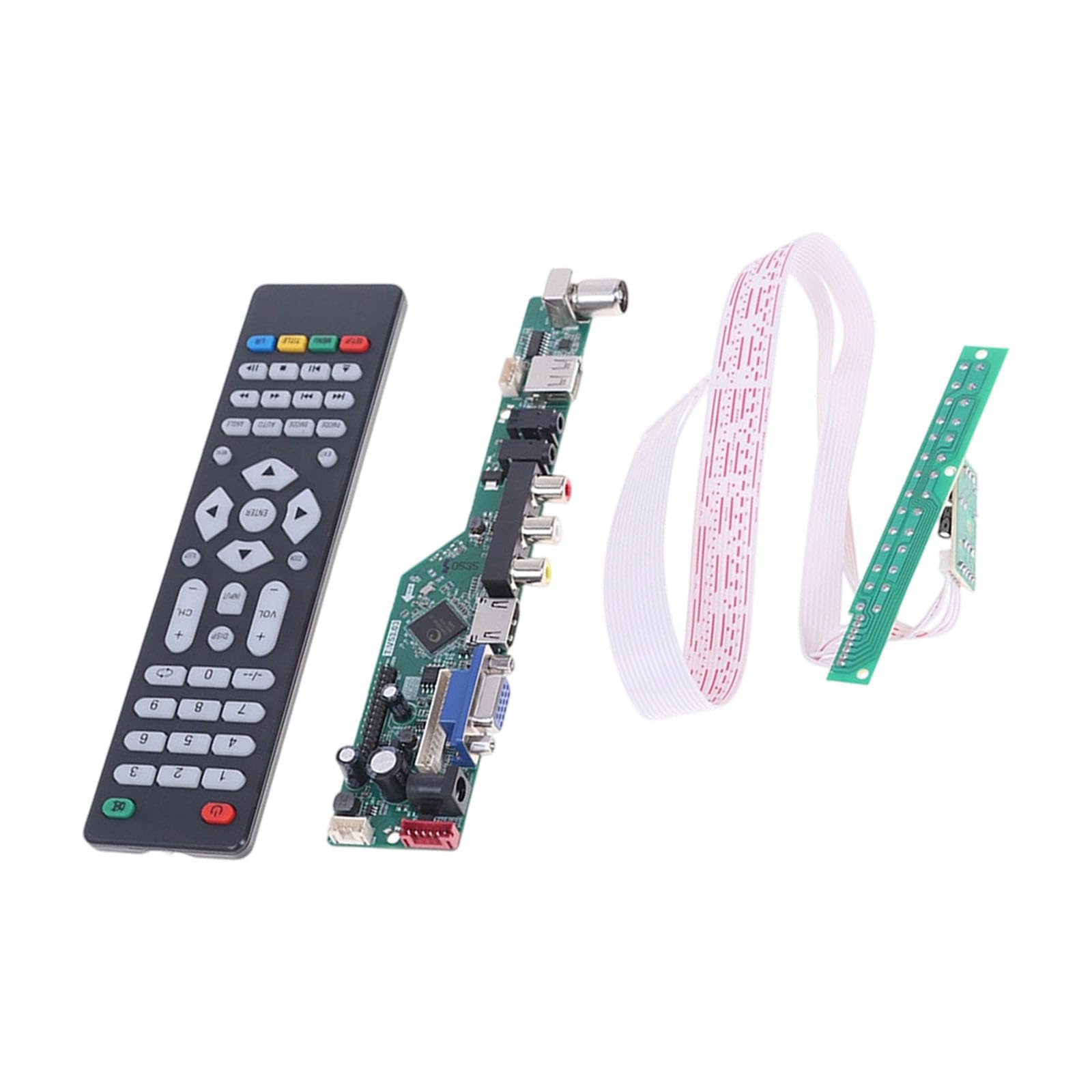 Kalttoy Durability LCD Televisions Control Keypad Remote Buttons Texture for Mainboard Repair and Easy Replacement Motherboard Component