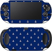 'Disagu SF de 102302 _ 1039 Diseño Protector de Pantalla para Sony Playstation Vita – Diseño pequeños Ancla – Color Azul Oscuro Transparente
