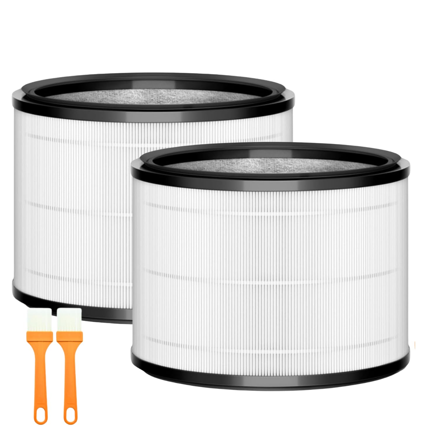 H13 HEPA Air Purifier Filter Replacement Compatible with Dyson Pure Cool Link DP01 DP03 for Dyson Pure Hot+Cool Linkr HP00 HP01 HP02 HP03 Purifying Heater Fan (DP01-BLACK-2PACK) — image 1