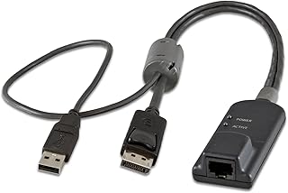 Vertiv Avocent MPU KVM Interface Module, Virtual Media Common Access Card (CAC), USB, Keyboard-Mouse, RJ-45 Female Network, for Vertiv Avocent Merge Point Unity (MPUIQ-VMCDP), DisplayPort Cable