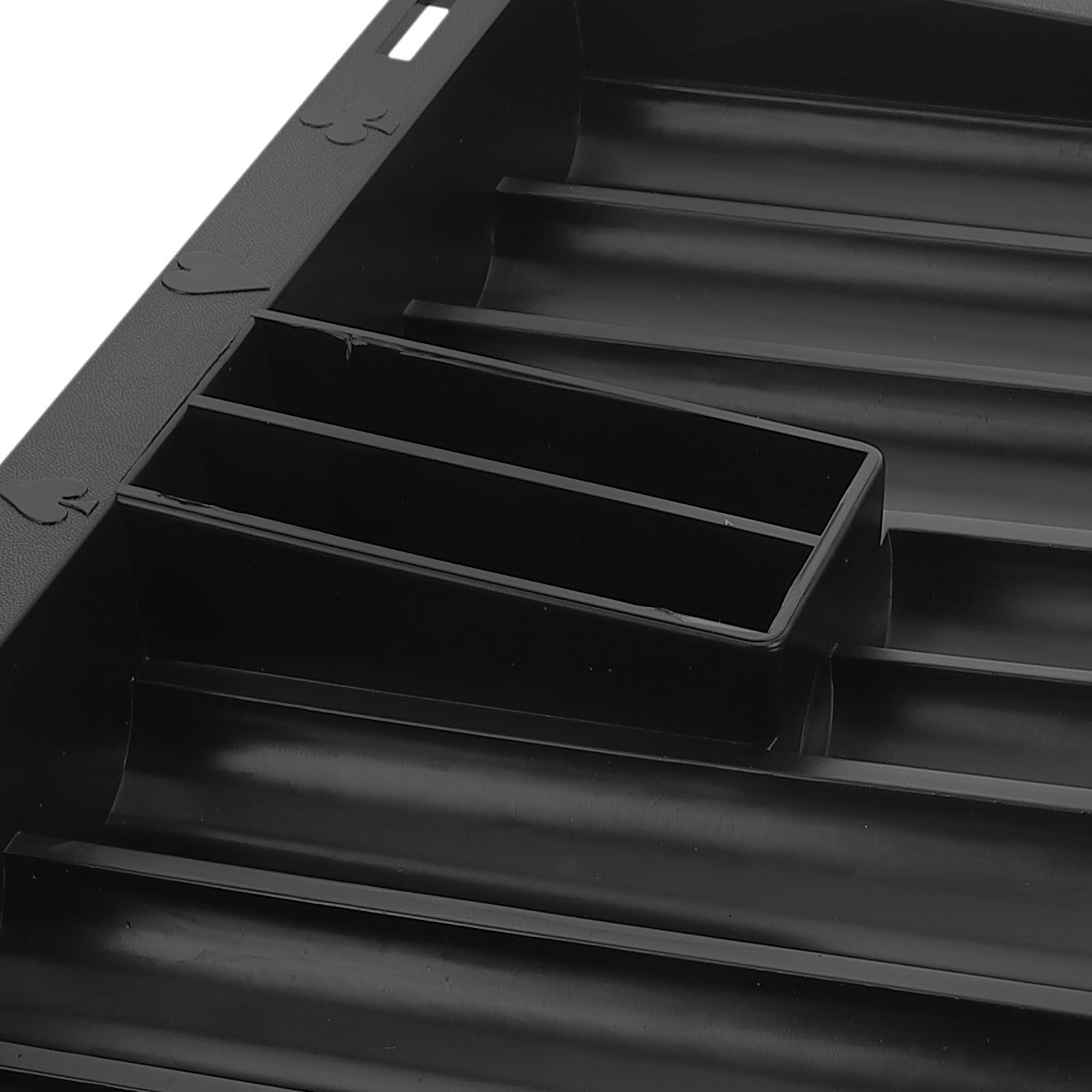 UKCOCO Multifunktionale Acryl Chipbox mit 350 Spielchips Transparenter Poker Chip Halter für Brettspiele und Poker Praktisches Design in Schwarz