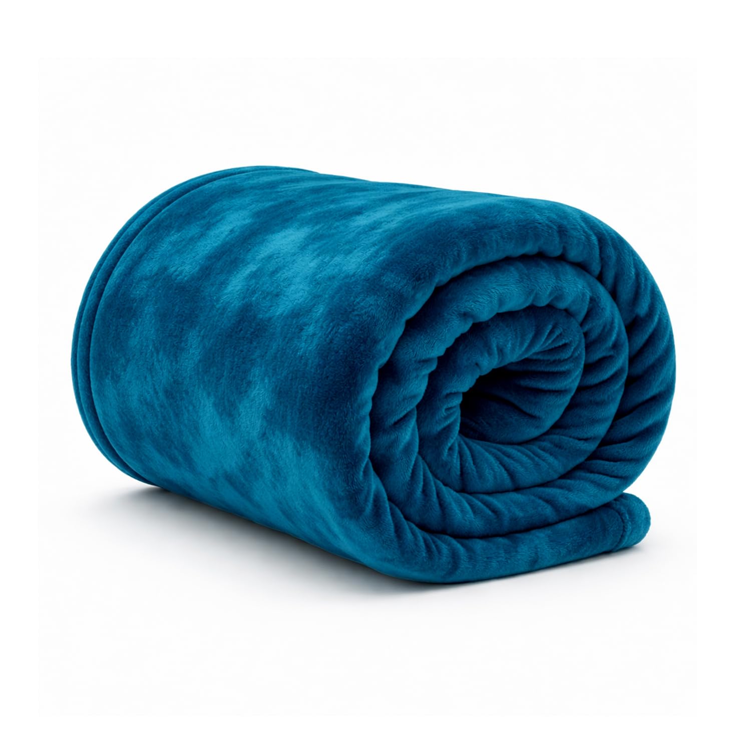 Rohi Teal Throw Blanket Double Size 150X200cm | Super Soft & Warm Plush Fleece Throws For Sofas | Fluffy Blanket For Bed & Couch | Versatile & Lightweight Fleece Blanket For Adults