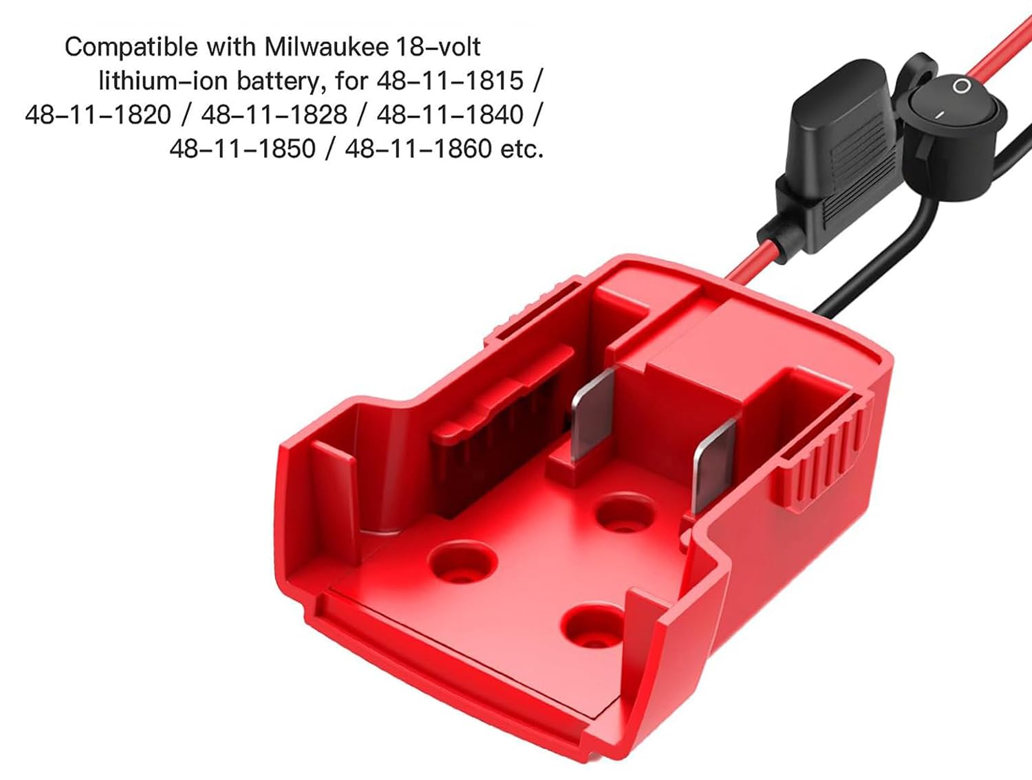 2Pack Milwaukee Akku-Adapter – Für 14,4V-18V M18 Akkus, DIY-Upgrade Für Power Wheels & Spielzeug