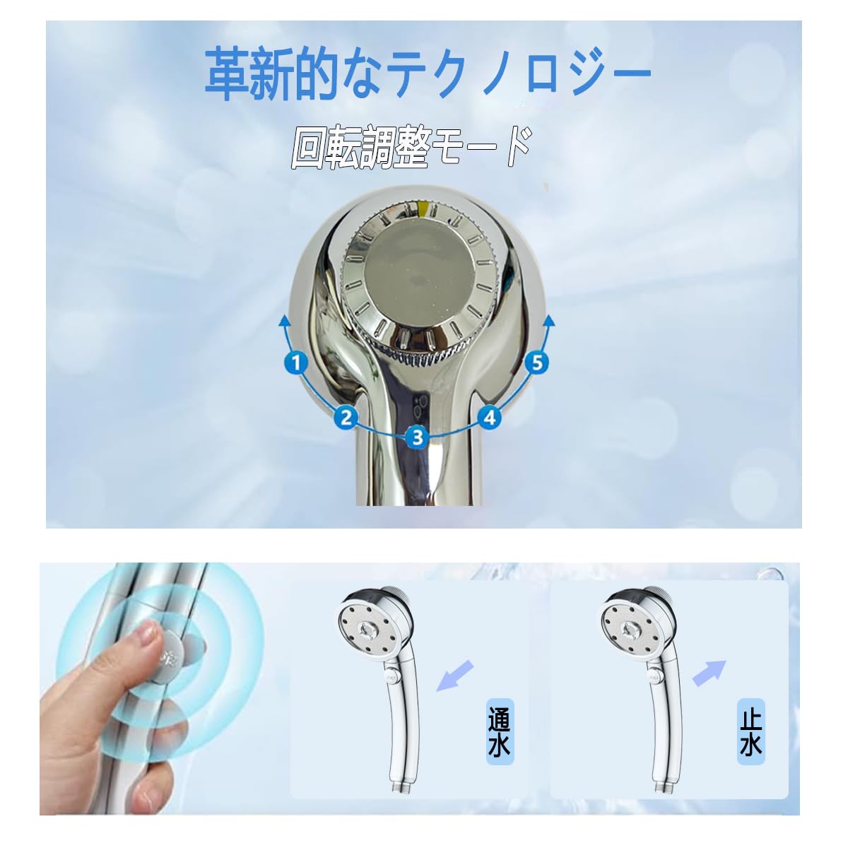 Amazon.co.jp: シャワーヘッド ウルトラファインバブル 節水 高洗浄力