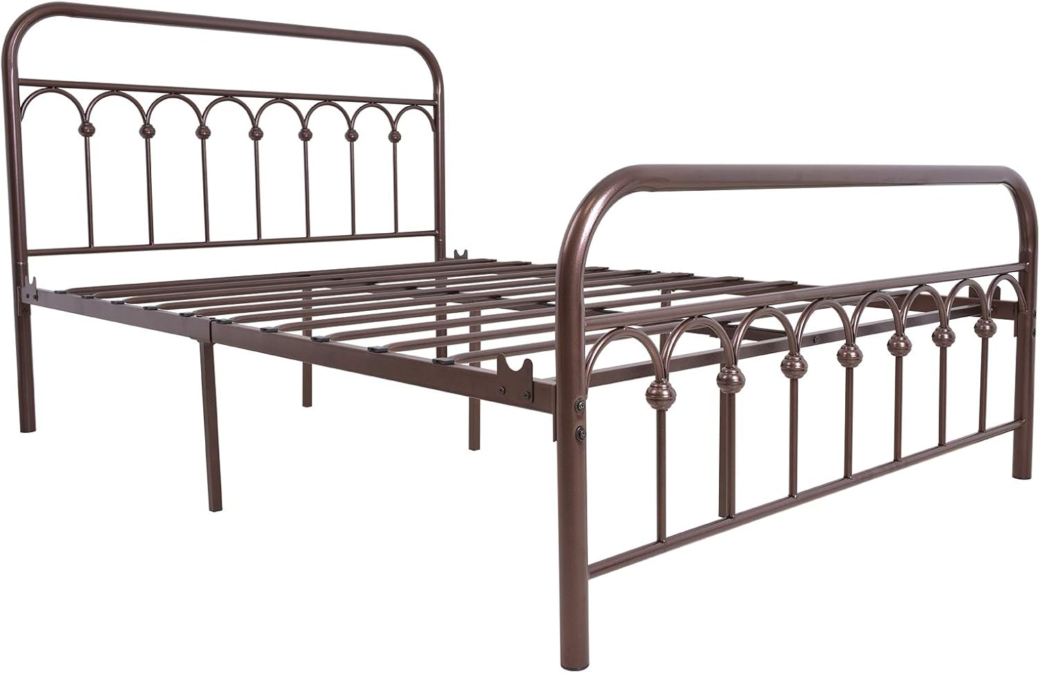 Vintage Sturdy Full Size Metal Bed Frame