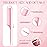 Leinuosen 3 Pack Rat Tail Combs Fine Tooth Parting Tip for Women Carbon Fiber Heat Resistant Anti Static Teasing for Back Combing Root Teasing Adding Volume Evening Styling(Black, Pink, White)