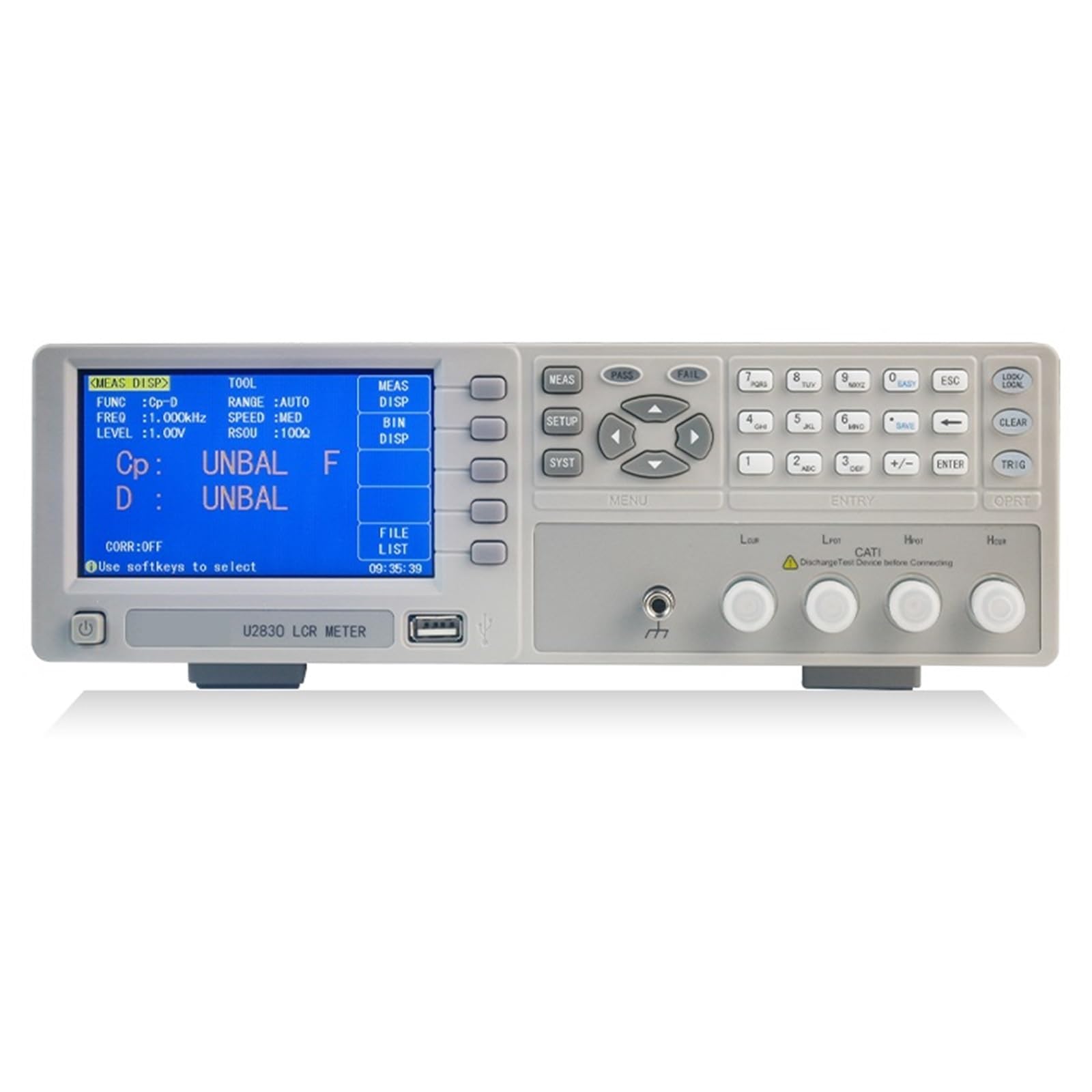 Multimetr cyfrowy, U2836LCR Cyfrowy Tester Mostka 50-200kHz Tester Rezystancji, Pojemności i Indukcyjności Wszechstronne możliwości pomiarowe