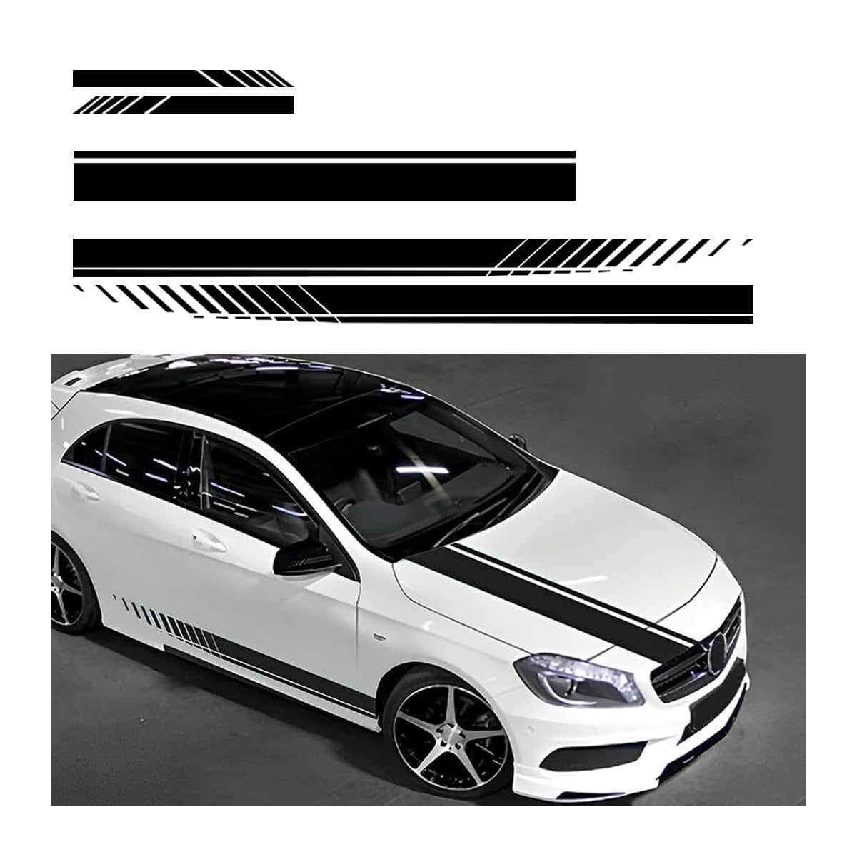 RXATTWVLY For BMW IX iX1 iX2 iX3 iX5 Car Hood Stickers,Car Front Rear Window Windshield banner Bonnet Decals Car Sun Strip Sticker Styling Decoration