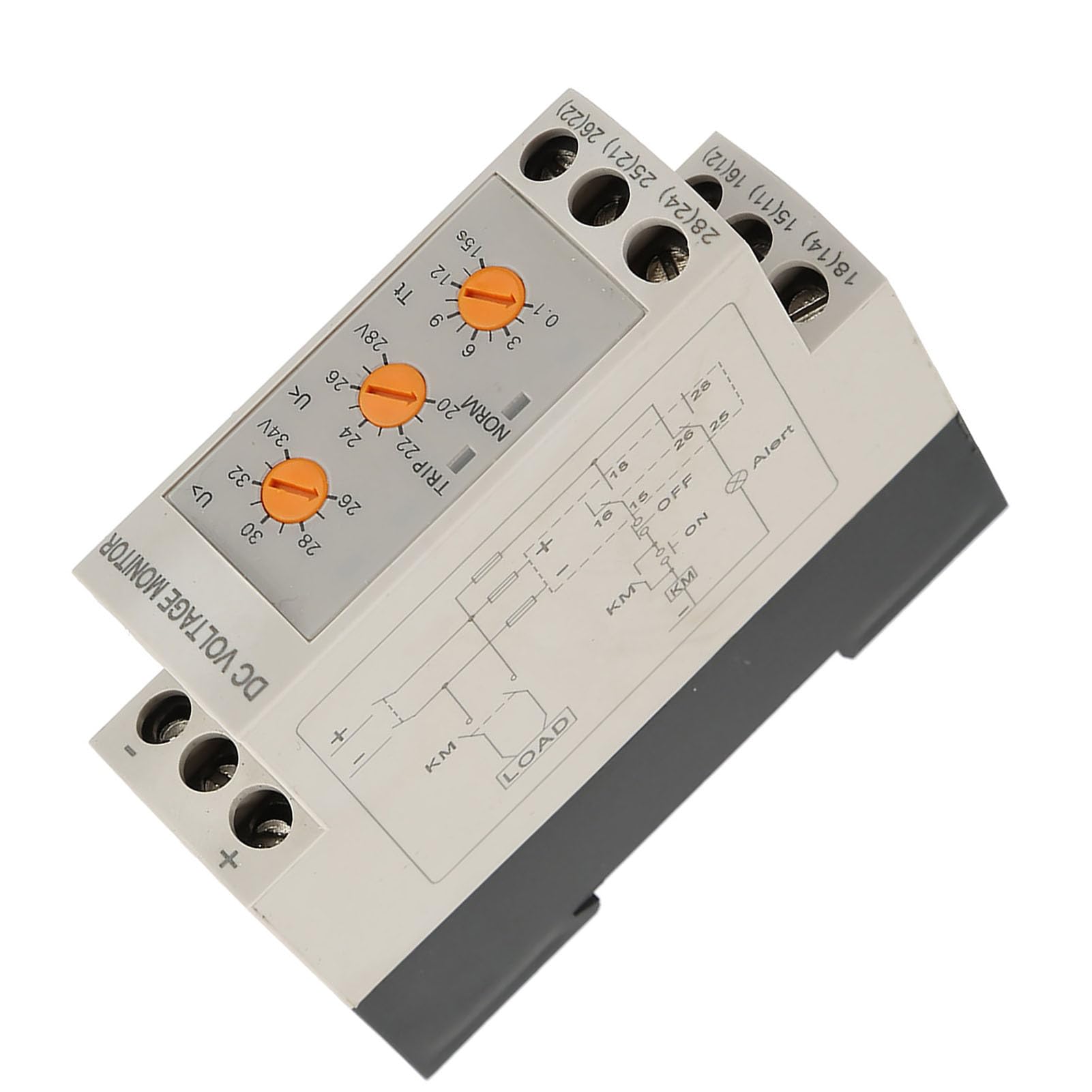 Relé de Protección contra Sobrevoltaje y bajo Voltaje DVRD Relé de Monitoreo de Voltaje (DC24V)