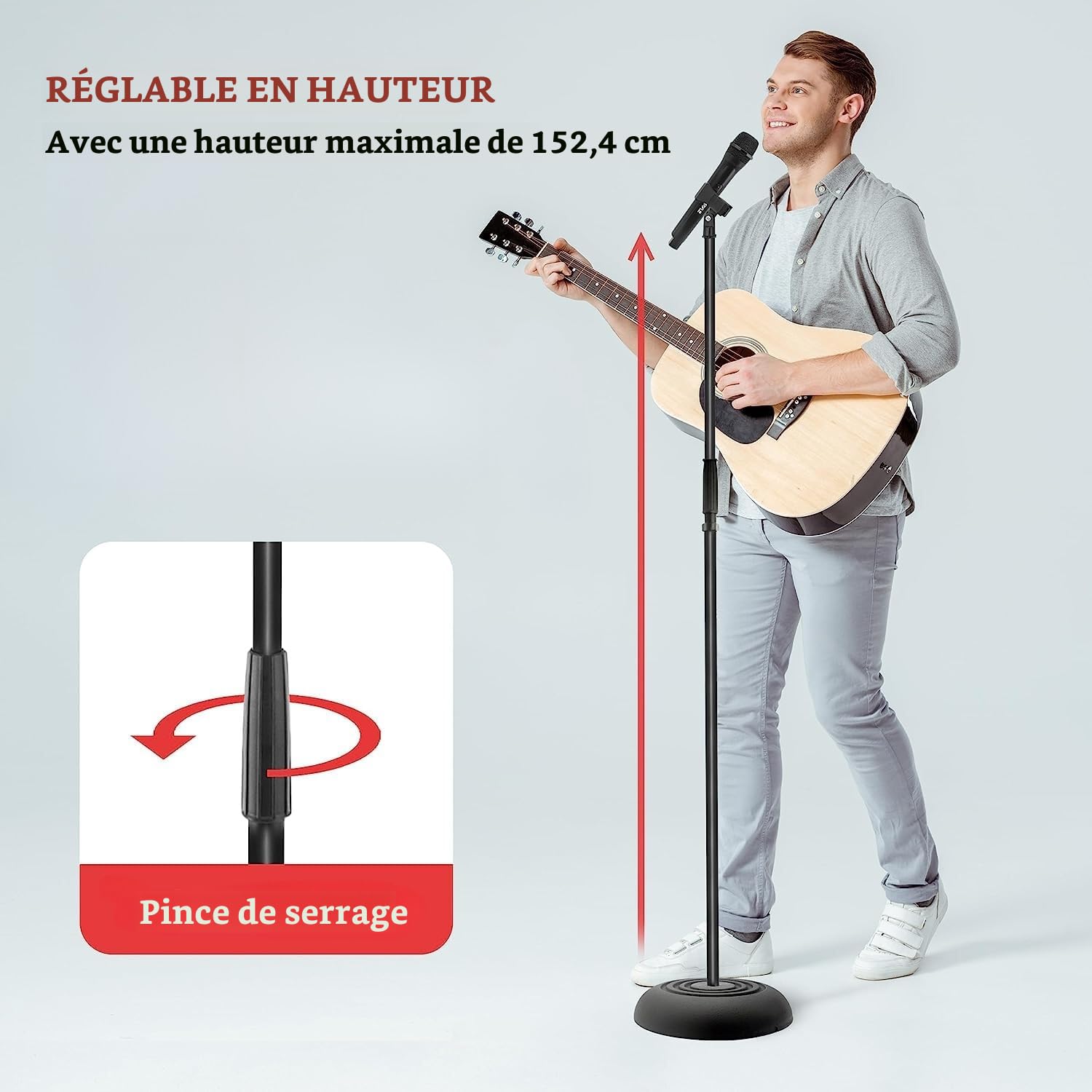 FIFINE Support De Microphone à Bras Bas Réglable Avec Gestion Des Câbles/support De Bureau Suspension Honfor K688 Am8 Bm88 Ampligame