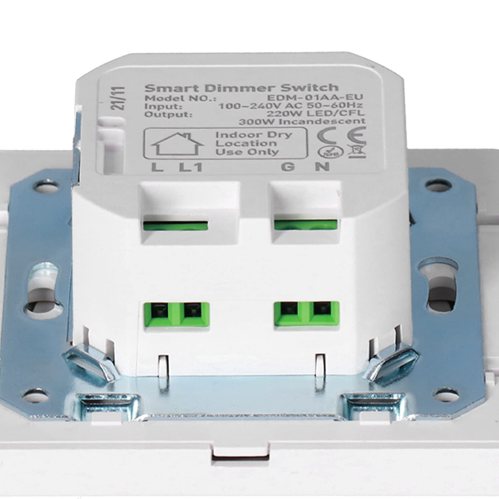 100 240V IMPLEMENT Dimmer Switch Murned WiFi App Spect Remote Control Panel para uso doméstico