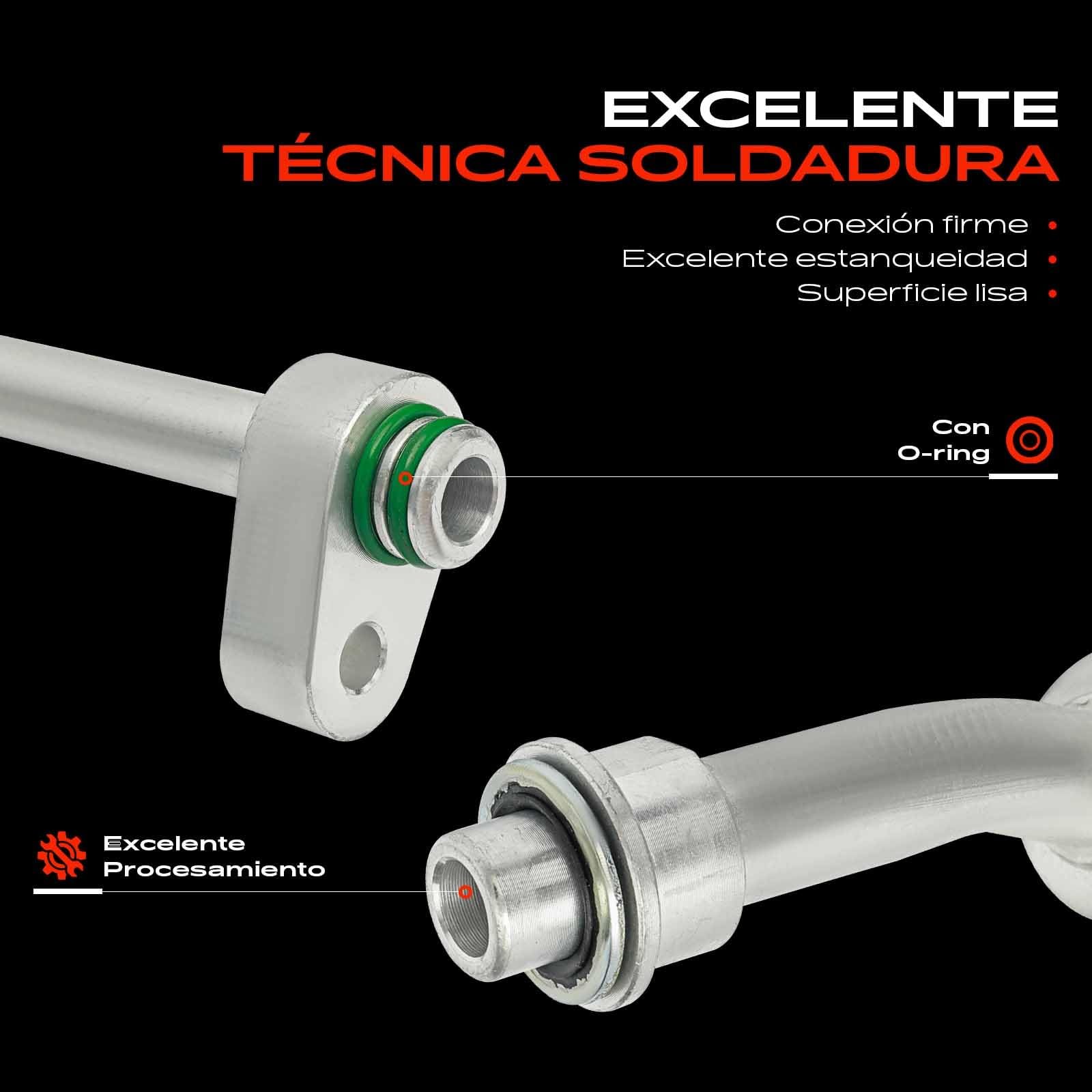 Frankberg Manguera de carga de refrigerante Compatible con Jumpy Bus V 1.5L-2.0L 2016-2024 Ducato Bus 250 2.2L-3.0L 2006-2024 Boxer Bus 2.0L-3.0L 2005-2024 Replace# 1382138080