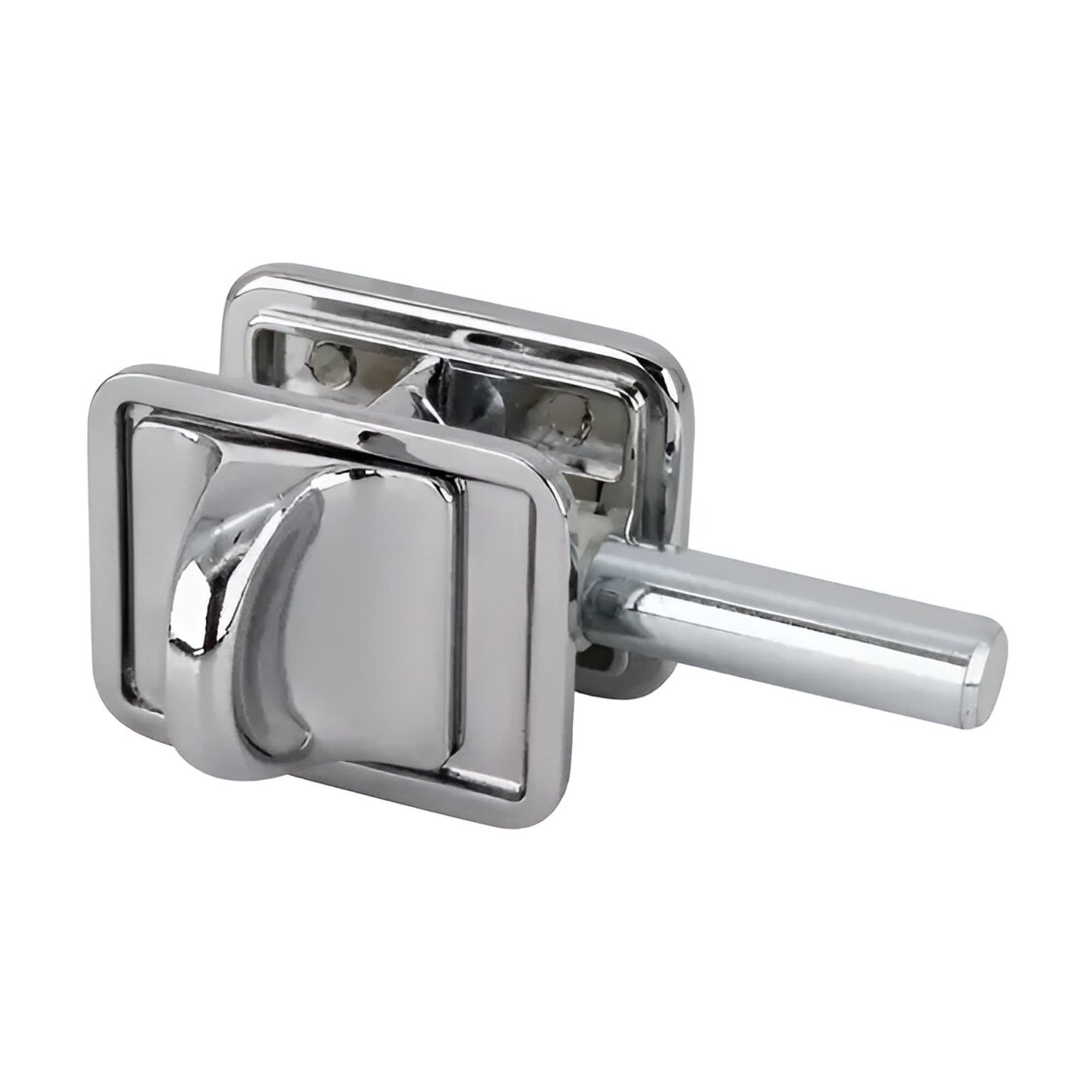 Brixwell 91-292 Concealed Latch With Square Hole, Polished Chrome Finish, Fits 1
