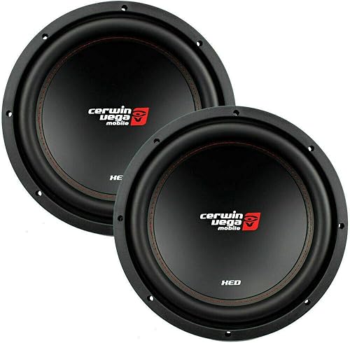 2 CERWIN VEGA XED12v2 XED Series 1000W 12" SVC 4-OHM AUTO AUTO SUBWOOFER WOOFER
