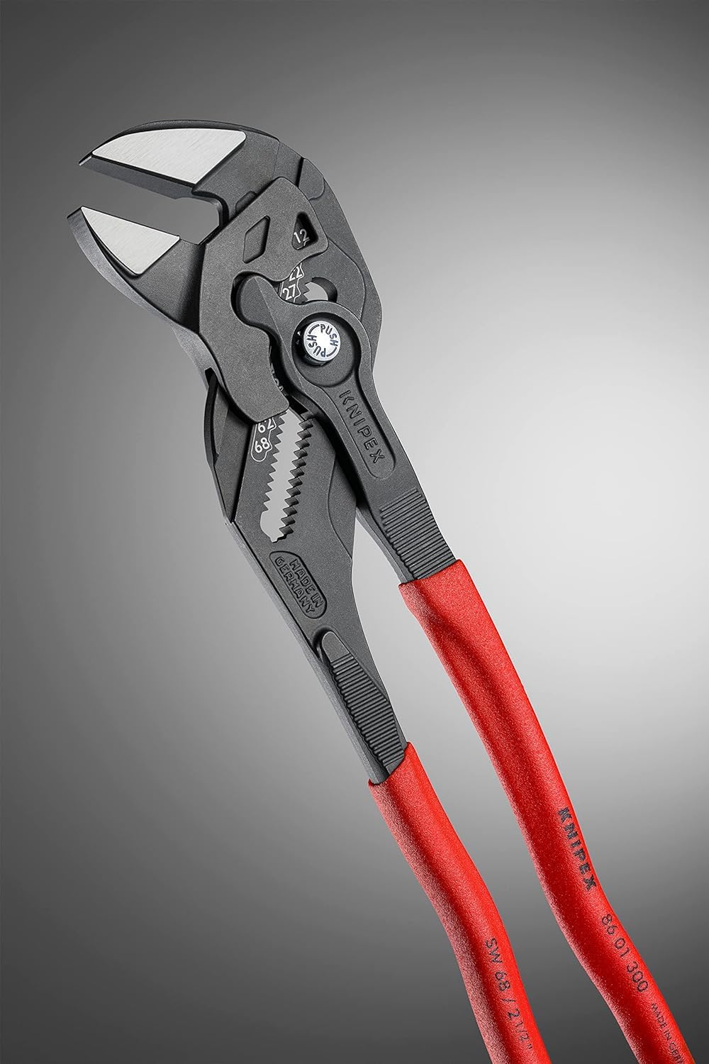 KNIPEX Pince-clé 300 mm, 86 01 300 SB, gaines PVC anti-dérapantes