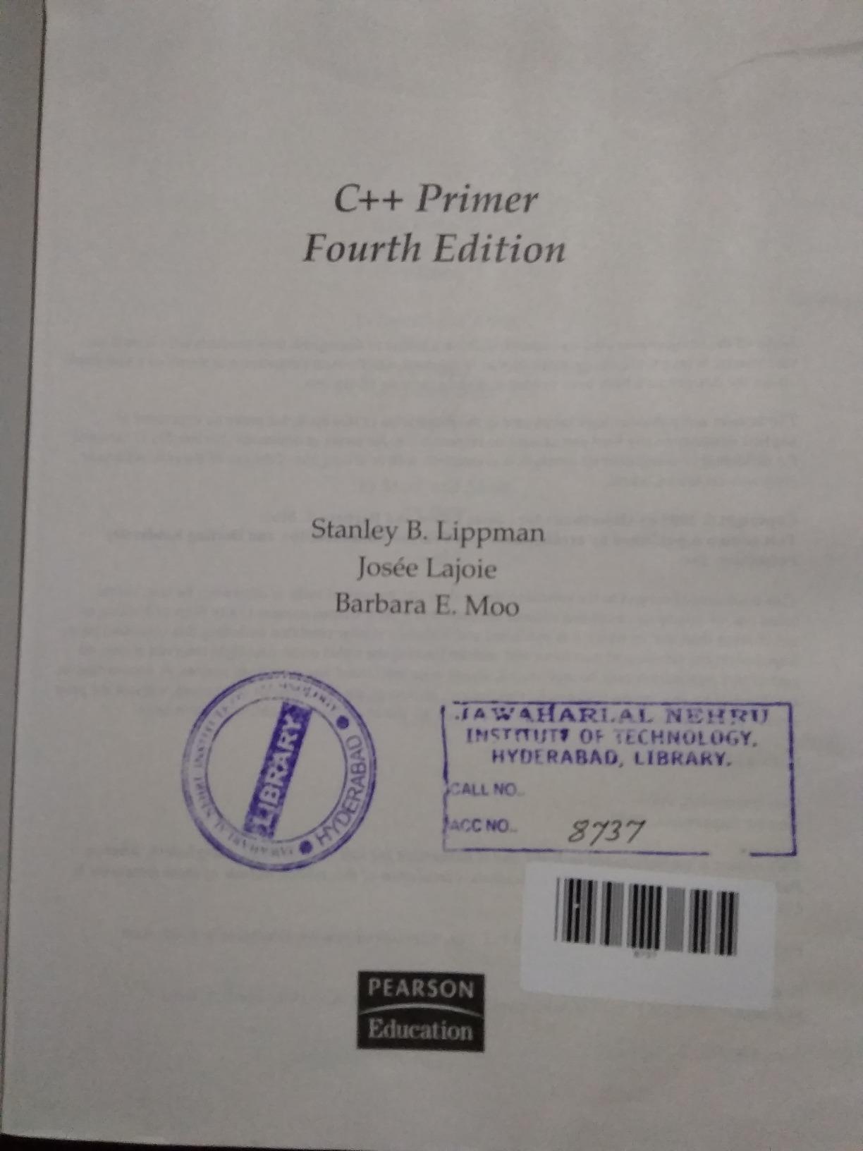 C++ Primer : LIPPMAN: Amazon.in: Books
