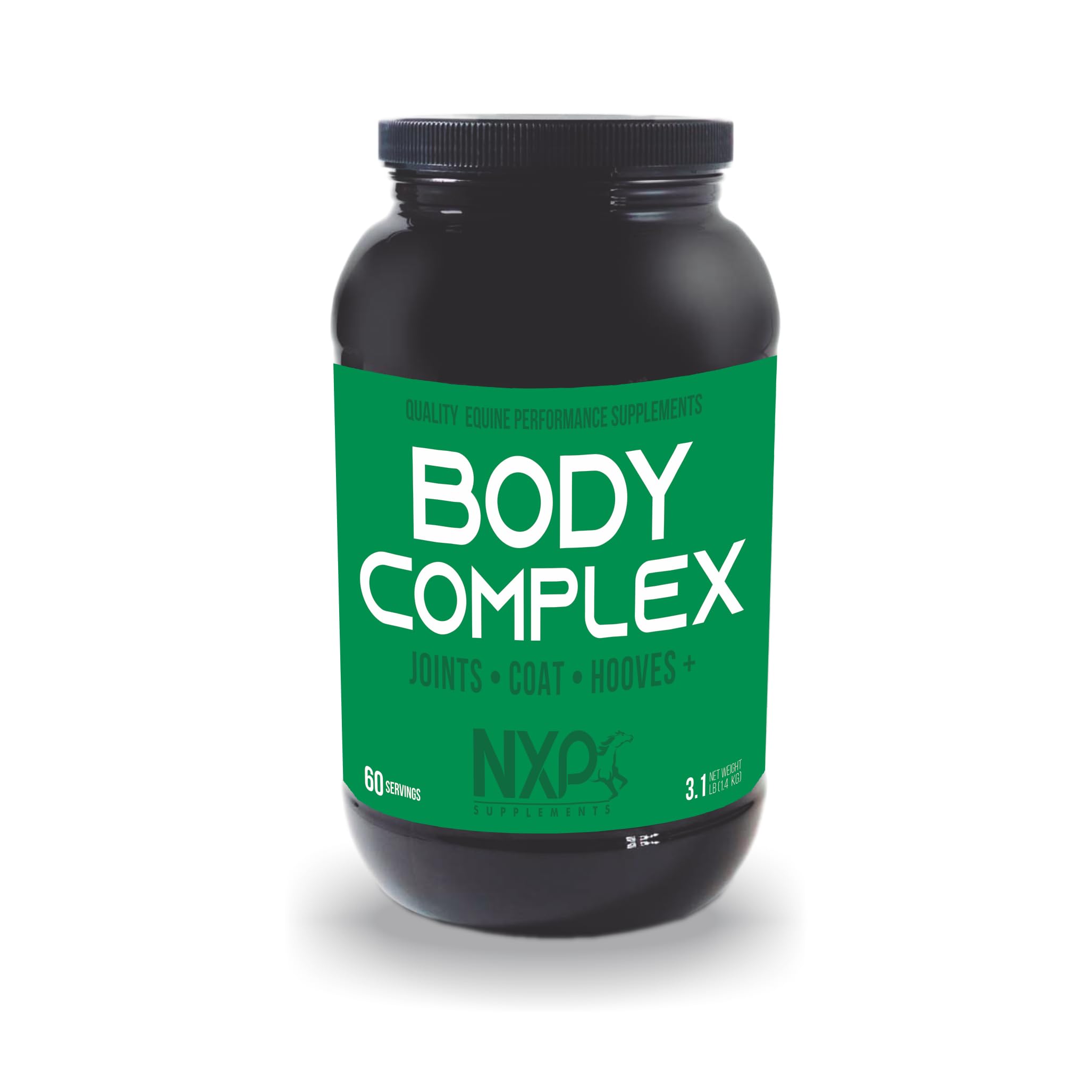 Body Complex - NXP Supplements for Horses - Complete Joint, Hoof, Coat, Bones, Immune Support - Collagen, MSM, Hyaluronic Acid, Biotin, Vitamin C, Glucosamine, Chondroitin - 3.1 lb (60 Servings)