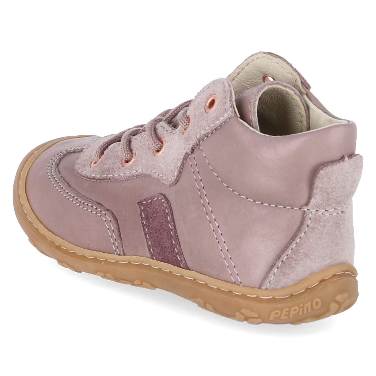 PEPINO 50 1205402/310 - Zapatillas unisex para aprender a andar, piel lisa, color morado, talla 18