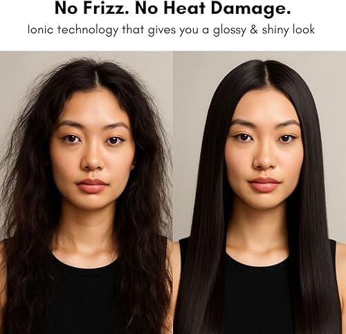 Miniatura 6 de Secador de pelo hipersónico Secador iónico de alta velocidad de 110,000 RPM con 500 millones de iones negativos Sin daños por calor, bajo ruido, 5