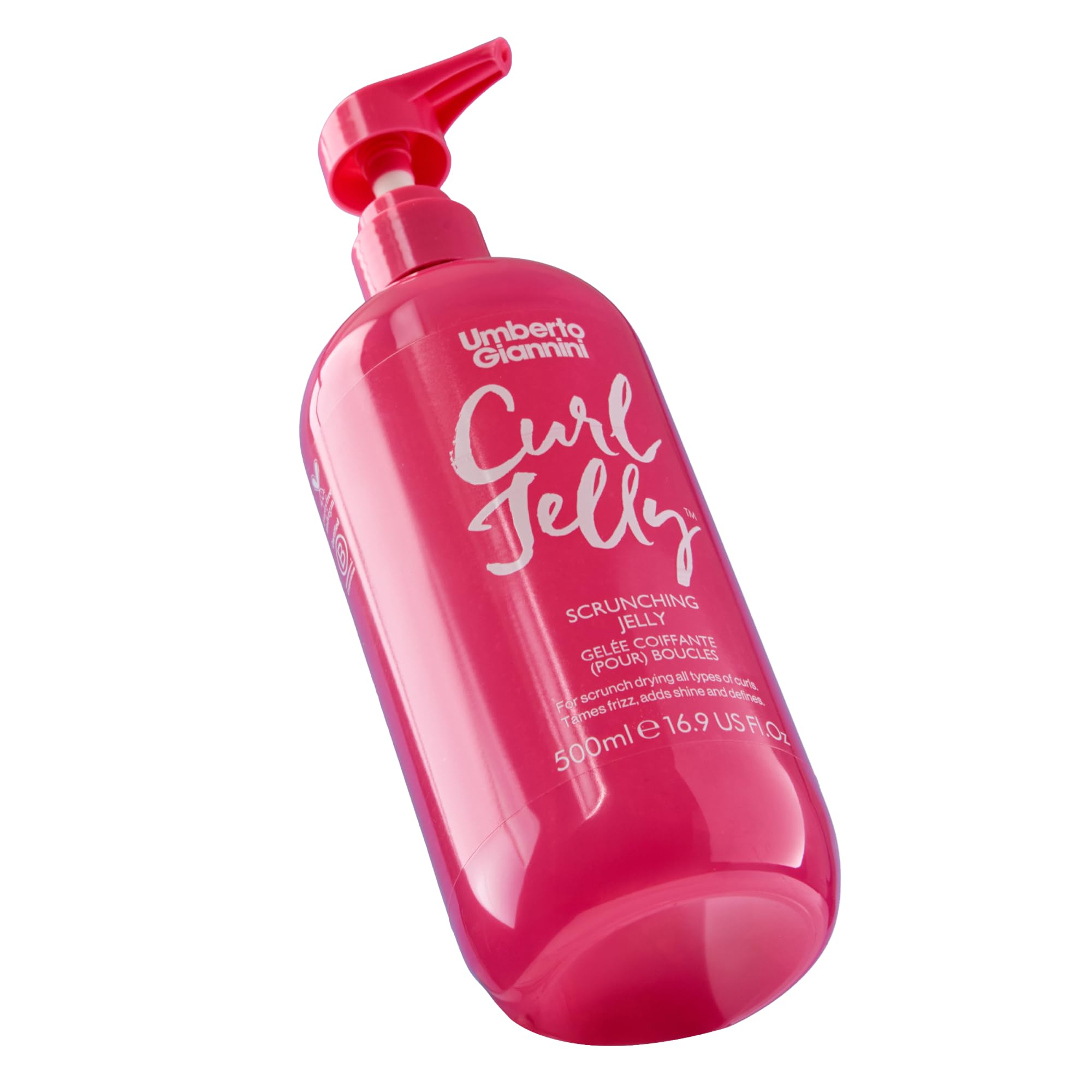 Umberto GianniniCurl Jelly Scrunching Jelly, Vegan & Cruelty Free Frizz Solution Gel for Curly or Wavy Hair, XL 500 ml