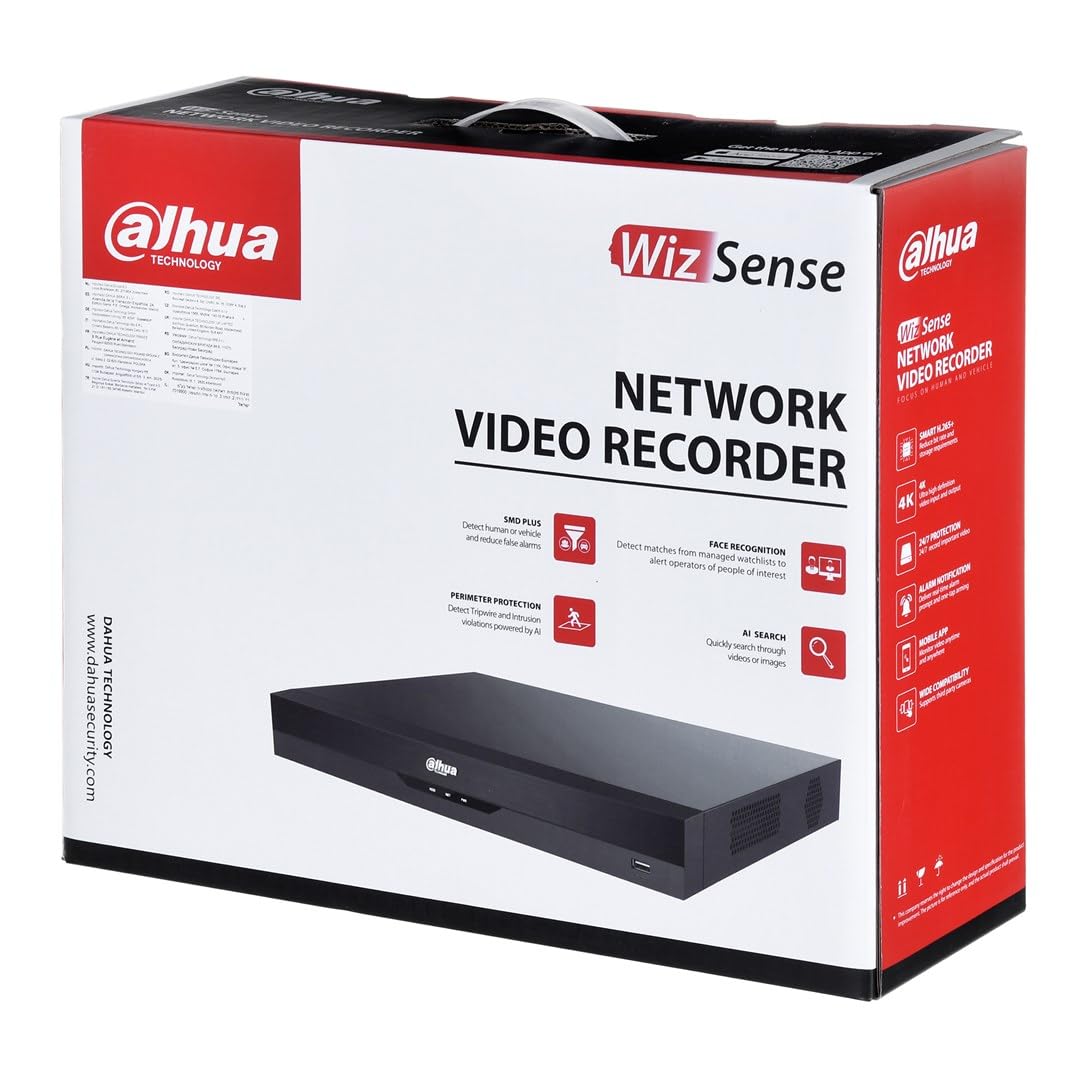NVR IP 8 canali WizSense fino a 16 MP ONVIF – Dahua NVR4208-EI