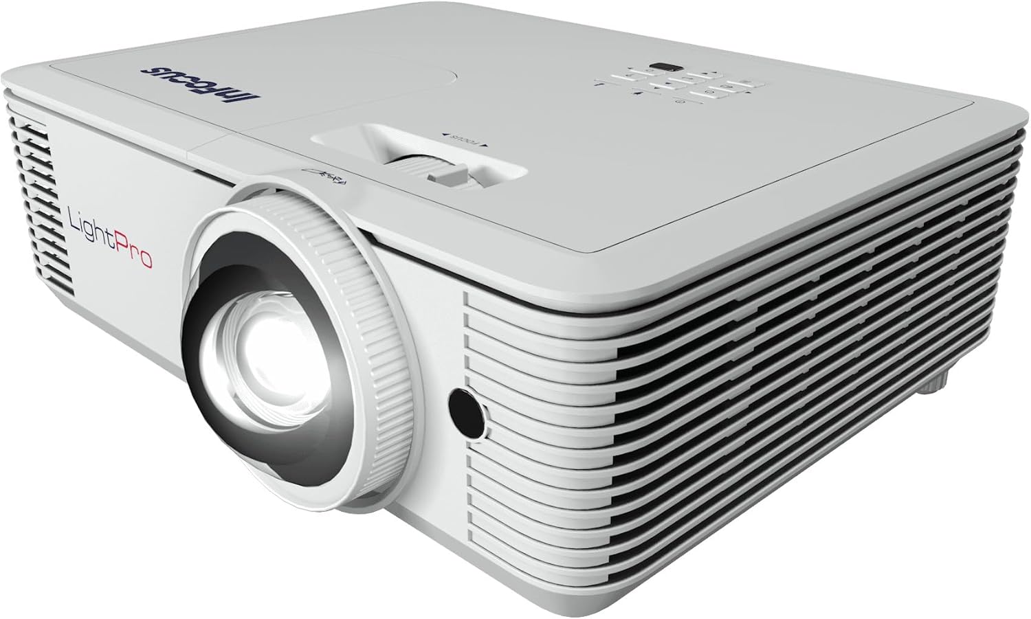 InFocus Multimedia Projector, P123, Vista II, 1080p, IN0048ST - Short Throw, 15000 Hours, 2X HDMI, VGA, USB-A Power, RJ45, RS232, 10W Audio, 40° Vertical Keystone