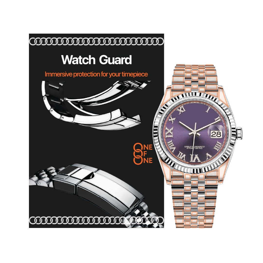 ONE of ONE Watch Guard Full protection film for Rolex Watch (Datejust 36mm, Jubilee band, Ref. 126200, 126231, 126233, 126234, 126283)